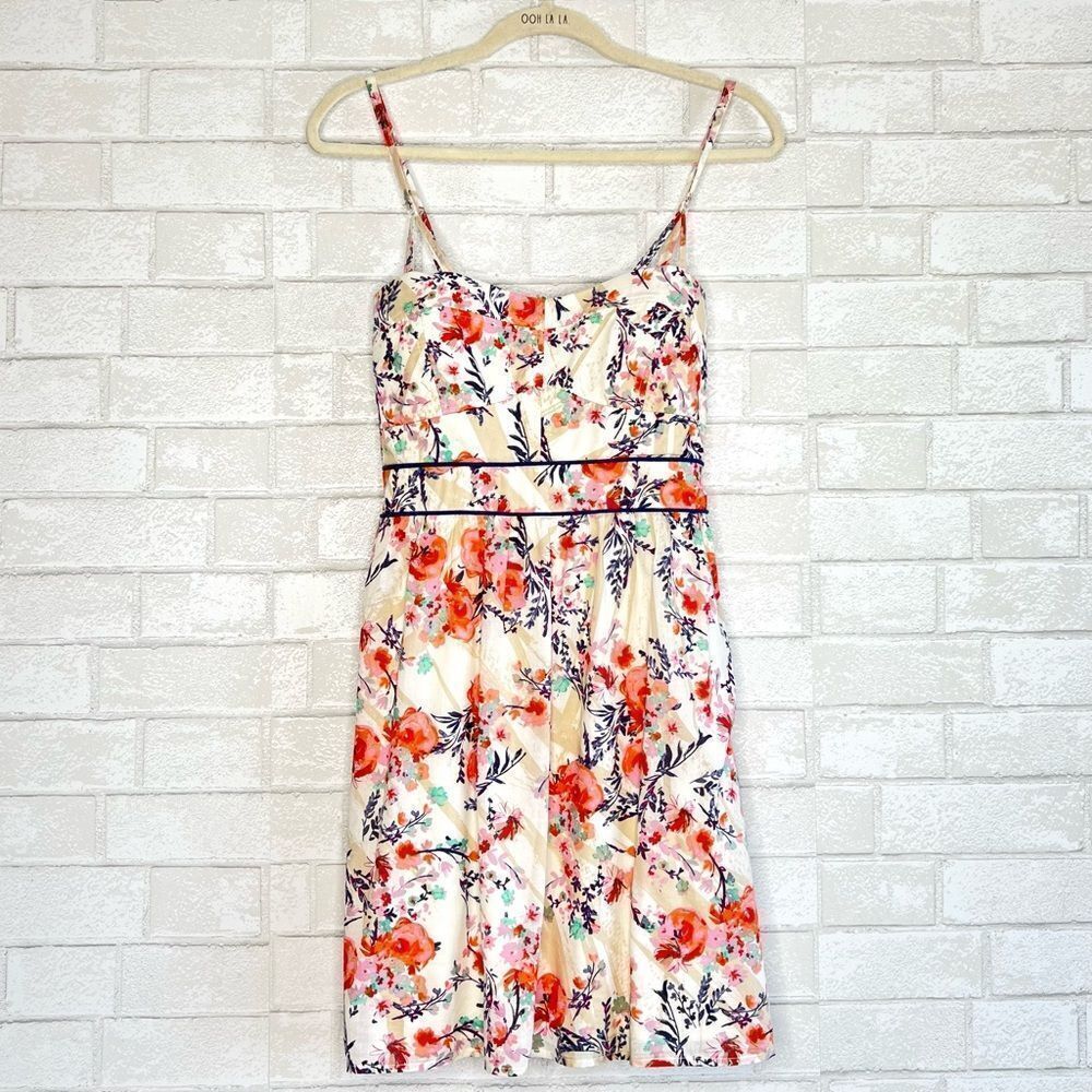 🌸 CITY TRIANGLES 🌸 beautiful floral sundress cotton size 13